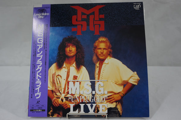M.S.G Unplugged LIVE JAP VPLR-70329-Home for the LDly-Laserdisc-Laserdiscs-Australia