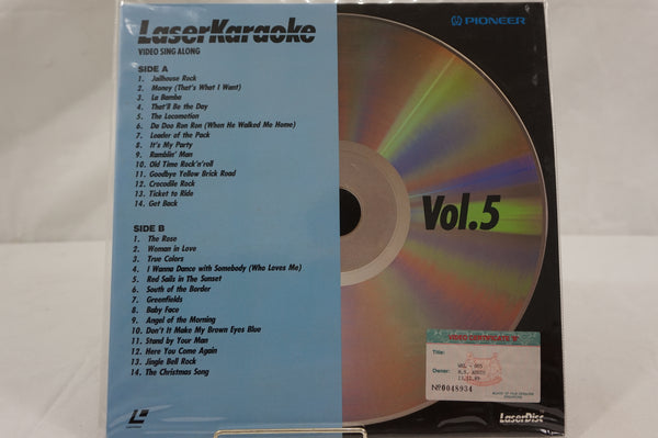 Pioneer Laserkaraoke: Vol 5 USA WKL-005